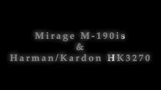 Mirage M 190is  Harman Kardon HK3270   Dire Straits   Iron Hand