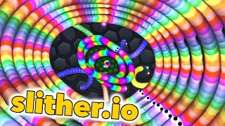 ВОШЁЛ В ТОП - САМЫЙ БОЛЬШОЙ ЗМЕЙ В SLITHER.IO