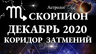СКОРПИОН - ДЕКАБРЬ 2020 - КОРИДОР ЗАТМЕНИЙ. Астролог Olga