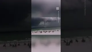 Massive Waterspout Forms Off Coast of Florida 😳