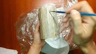 DIY Супер идея 😍 поделки переделки из картона своими руками. Шикарная вещь из мусора, сундук декупаж