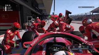 22 F1 2018   Circuit of The Americas   PIT Stop Gameplay PC HD 1080p60FPS