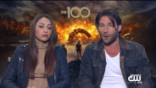 Interview with Lindsey Morgan & Zach McGowan of "The 100"