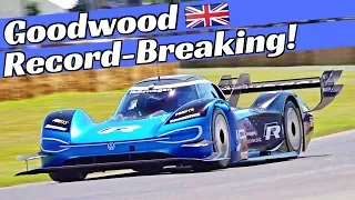 2019 Goodwood Record-Breaking VW ID.R driven by Romain Dumas - Full Electric HillClimb Monster!