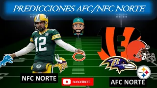 NFL PREDICCIONES AFC/NFC NORTE 2022