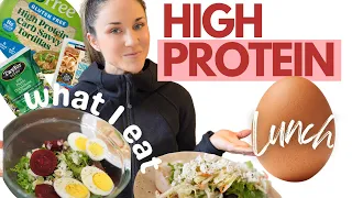 WHAT I EAT FOR LUNCH | Healthy and High Protein