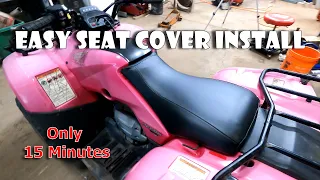 10 MINUTE ATV SEAT COVER INSTALL  It's easier than you think!