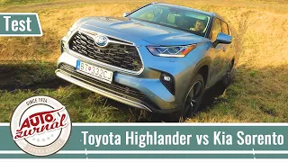 Terén - doplnok k testu: Toyota Highlander Hybrid vs Kia Sorento Hybrid