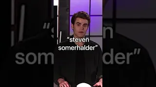 Steven Somerhalder 😂 #paulwesley#iansomerhalder#thevampirediaries#to#humour#interview#shorts