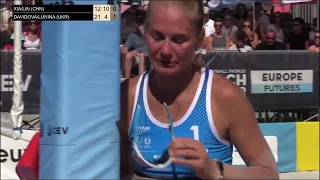 Кращі моменти матчу ДавідоваЛуніна – КсіаЛінь. Фінал. Beach Pro Tour. Highlights