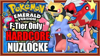 Can I Beat a Hardcore Emerald Nuzlocke Using Only the WORST Pokemon?