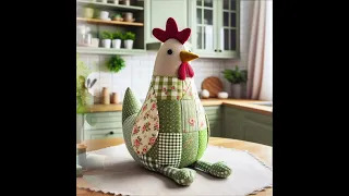 Wonderful ideas for Easter kitchen decor, patchwork. #patchwork #allakulik #craft #diy #sewing
