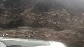 Бутан, Февраль 2020. Посадка в аэропорту города Паро - самого сложного аэропорт мира.