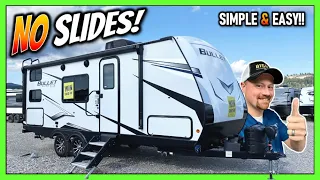 Upscale NO SLIDE RV with True Queen Bed! 2023 Bullet 211BHSWE Travel Trailer by Keystone RV