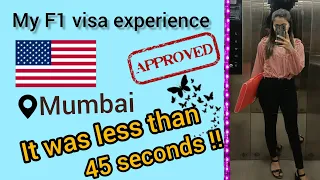 USA F1 visa interview approved - 2nd December l visa interview and ofc experience l Mumbai embassy