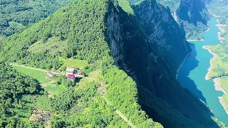 【湖北合集】湖北大山里的农村，房子建在悬崖边，看看他们是怎么生活的