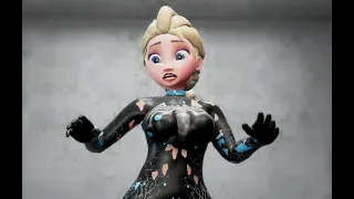 Elsa Frozen  - VENOM TRANSFORMATION