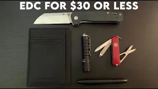 The BEST Budget EDC Items For $30 OR LESS | Everyday Carry 2021