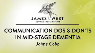 Communication in Mid Stage Dementia