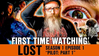 First Time Watching LOST | Season 1 Episode 1 | Old Bearded Guy Reacts