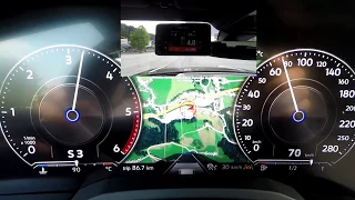 VW Touareg 2019 V6 TDI - GPS ACCELERATION  0-100km/h
