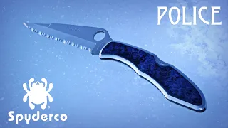 SPYDERCO POLICE 1995 и пара слов о серрейторе