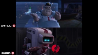 WALL·E and BURN·E   scenes comparisons