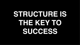 Conor McGregor: Structure is the Key to Success