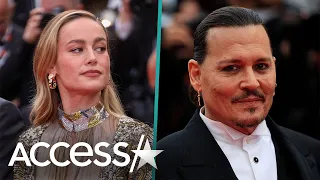 Brie Larson Questioned About Johnny Depp In Tense Moment