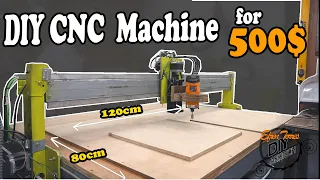 Homemade Large CNC Router Machine for 500$