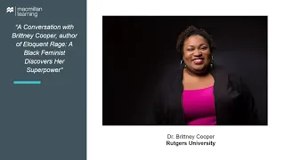 A Conversation w Brittney Cooper, author of Eloquent Rage: A Black Feminist Discovers Her Superpower