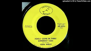 Vern Wells - Fools Come In Three Different Sizes - Natrual Sound Records (MA)