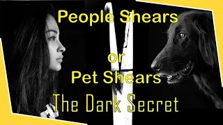 The Difference Between Groomer and Beauty Shears - The Dark Secret of Scissors