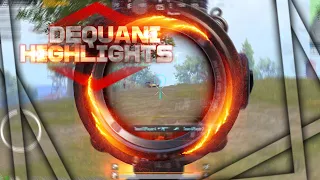 TOURNAMENT HIGHLIGHTS 😱| PUBG MOBILE | DEQUANI