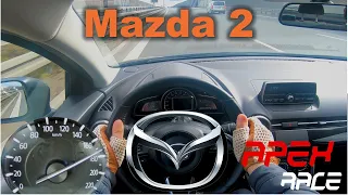 🚗 2020 Mazda 2 Skyactive-G 75 | Top Speed German Autobahn | POV | 4K