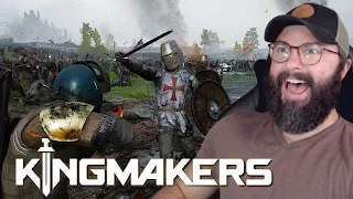 Kingmakers Official Trailer Reaction | Medieval Combat Meets Modern Warfare