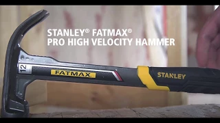 The new STANLEY® FATMAX® Pro High Velocity Hammer.