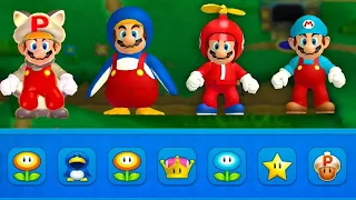 New Super Mario Bros U Deluxe – All Castles Walkthrough Gameplay