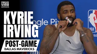 Kyrie Irving Responds to Anthony Edwards "I Got You" Talk, Growth Since Cleveland Cavs & Luka Doncic