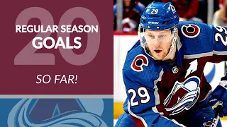 Nathan MacKinnon's First 20 Goals of 22/23 NHL Regular Season