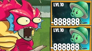 Plants Vs Zombies 2 - 5 Super Deep Sea Gargantuar Zombies Level 100 Vs Every Plants