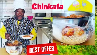 How To Make Ghana Chinkaafa Rice Recipe | Kwenkwen Rice | Shinkaafa Jollof Rice 🥘