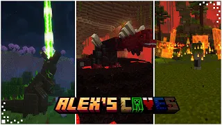 Alex's Caves (Mod Update Showcase) | Tremorzilla,  New Boss & Enchantments | Forge 1.20