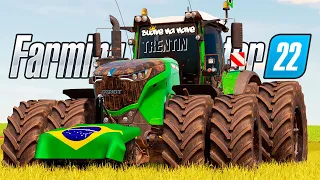 FENDT DO TRENTIN PLANTANDO ALGODÃO NA FAZENDA PONTE FUNDA - FARMING SIMULATOR 22 - EP 59