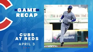 Cubs vs. Reds Game Highlights | 4/3/23