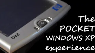 Windows XP in your pocket - HP iPaq PDA unboxing, test, and sync demo