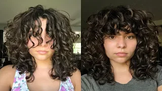 HOW TO Trim Curly Bangs! BEST TIPS AND TRCKS FROM A COSMETOLOGIST