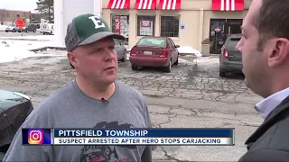 Suspect arrested after hero stops attempted carjacking at KFC in Pittsfield Township