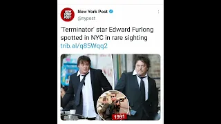 'Terminator' star Edward Furlong spotted in NYC in rare sighting