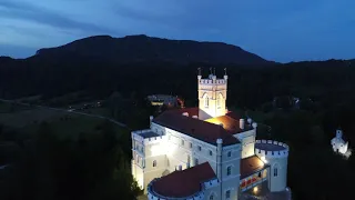 Hotel Trakošćan and Trakošćan castle, Zagorje, Croatia